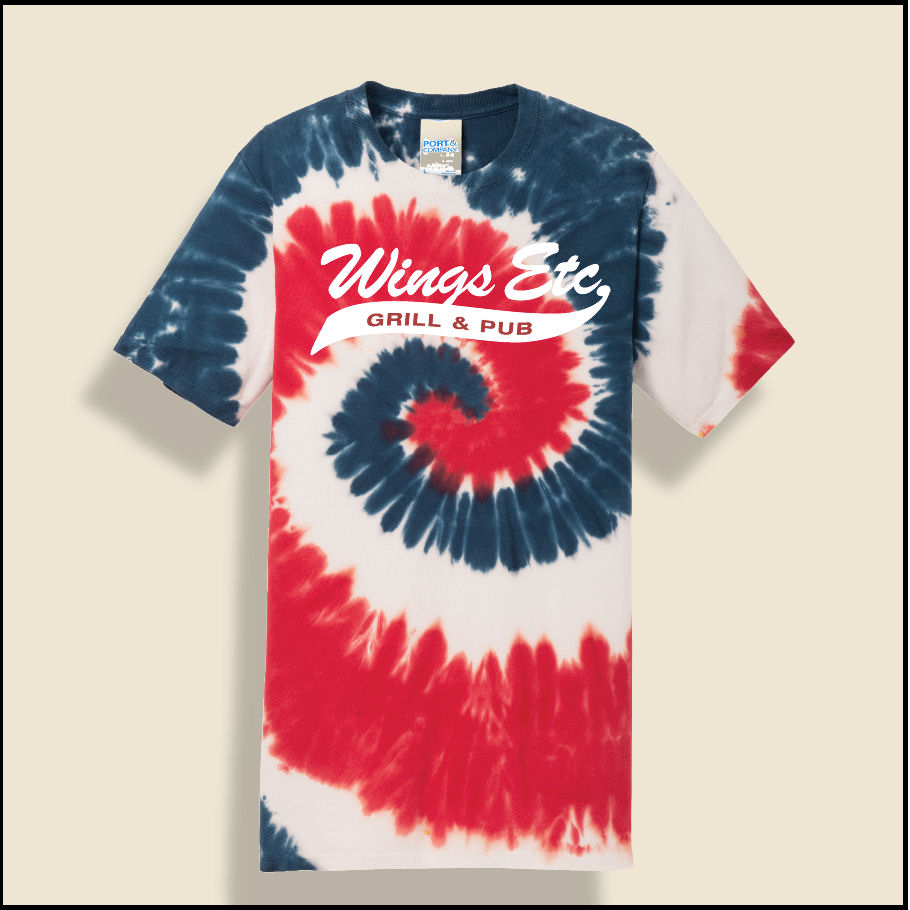 USA Rainbow Wings Etc. Tie Dyed T-Shirt